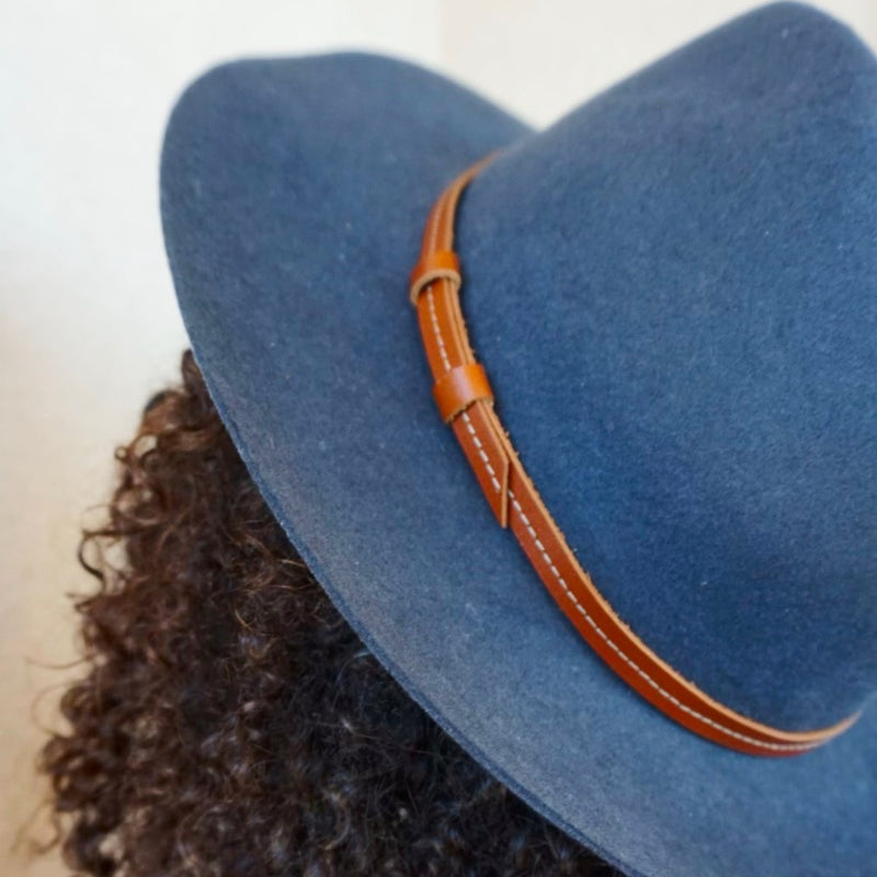 Sustainably crafted Teresa hat with organic cotton lining for all-day comfort