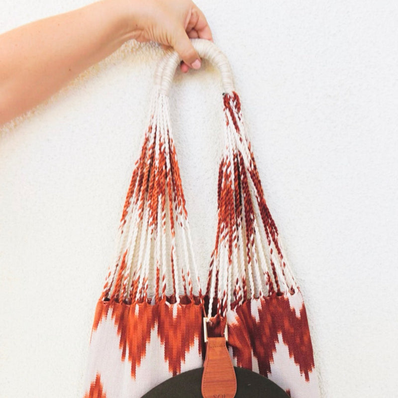 Versatile handwoven tote bag by Tz'utuji women weavers, machine washable and eco-friendly