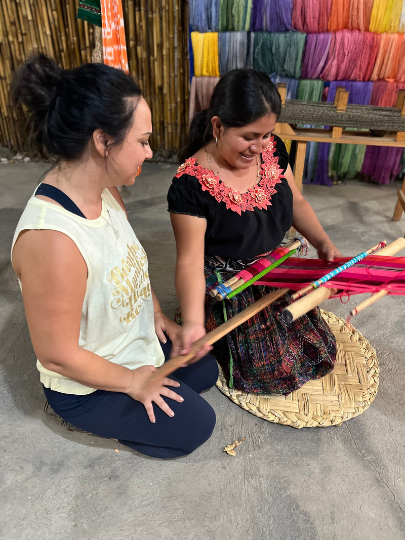 The Market Bag: Organic Dyed Handwoven Tote Bag