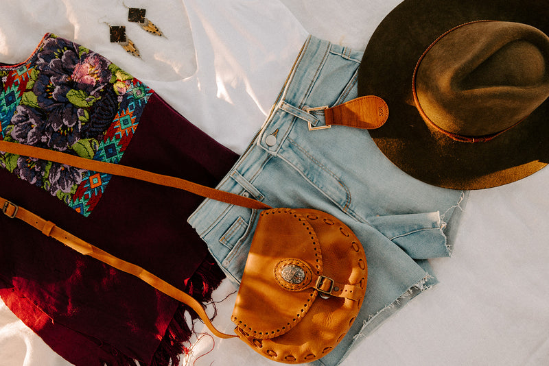 The Adventurer: Olive rancher hat featuring a removable leather headband, perfect for any journey.