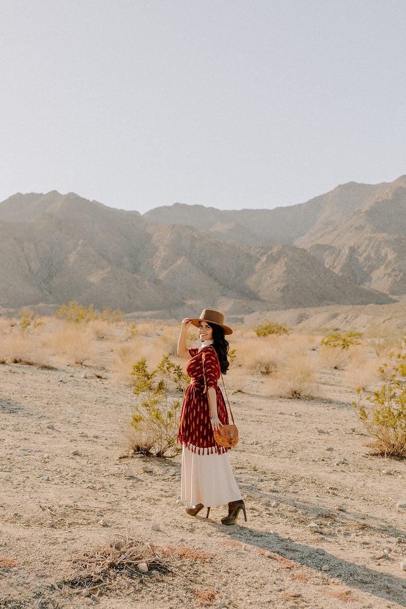 Beet Red Kimono
