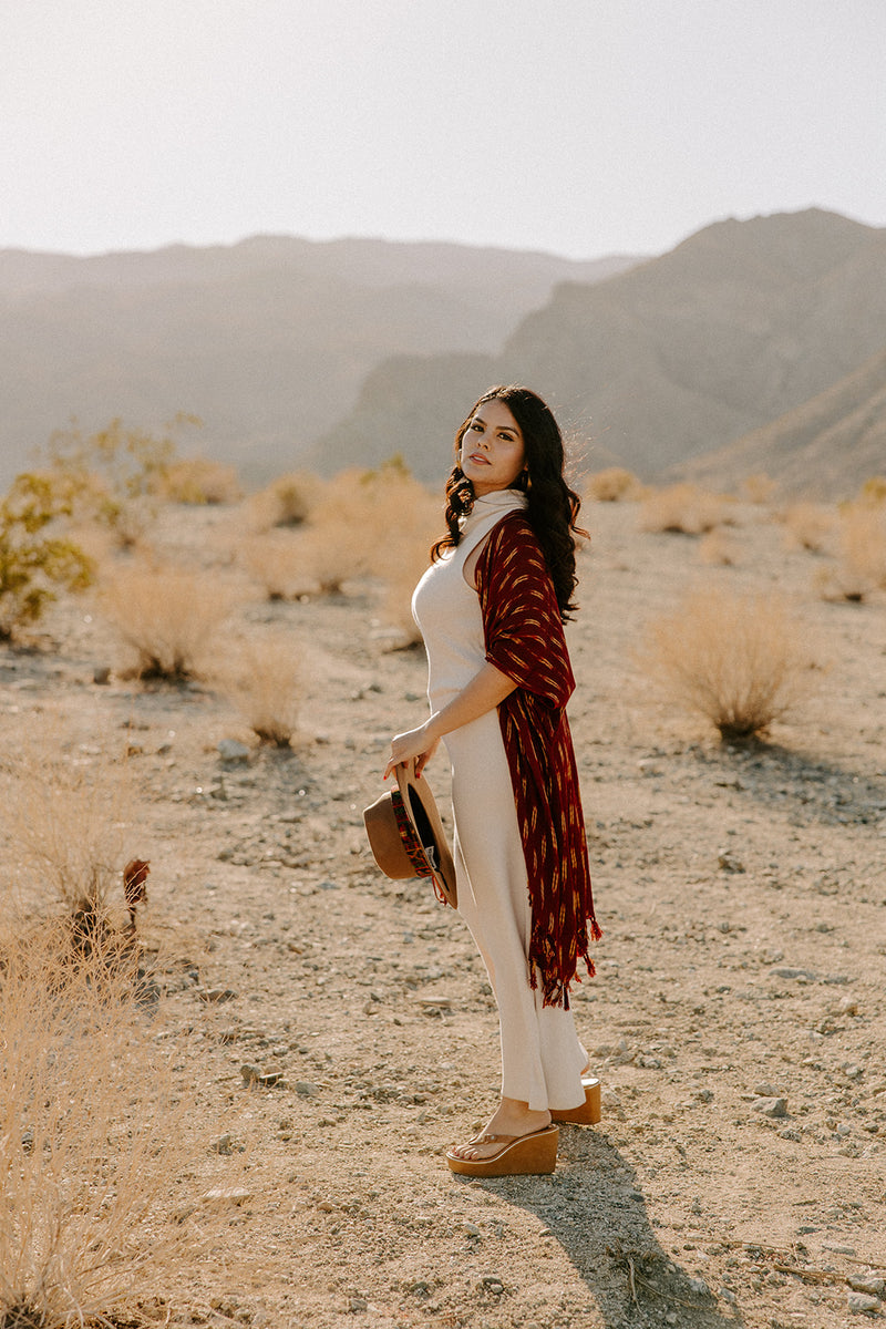 Beet Red Kimono