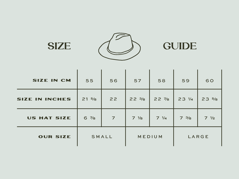 Sol Authentica Hat Size Guide