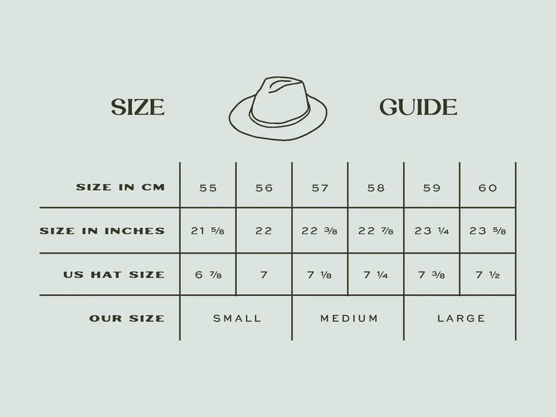 Hat Sizing Guide